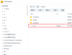 群晖Nas Docker容器开机自动运行脚本