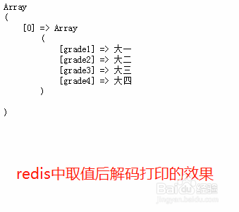 php如何把数组保存到redis中